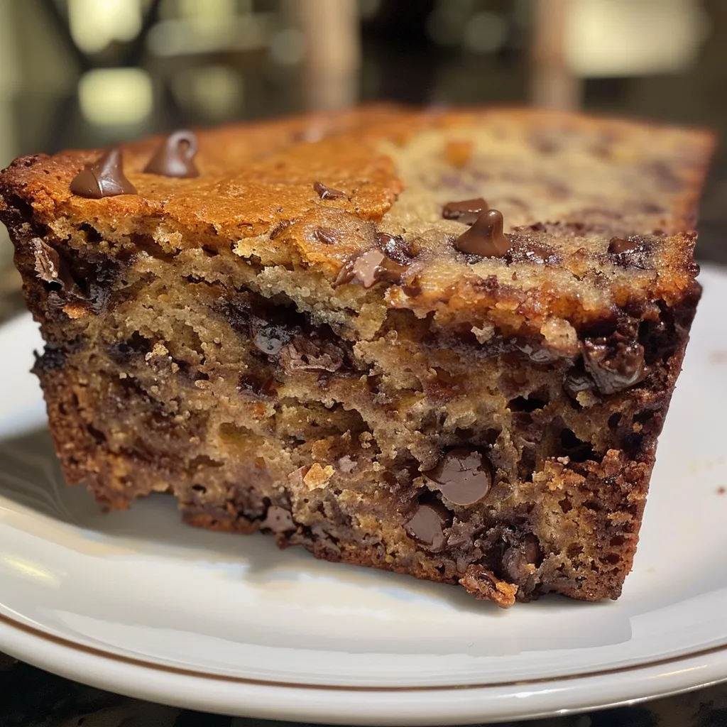 Brown butter chocolate chip banana bread