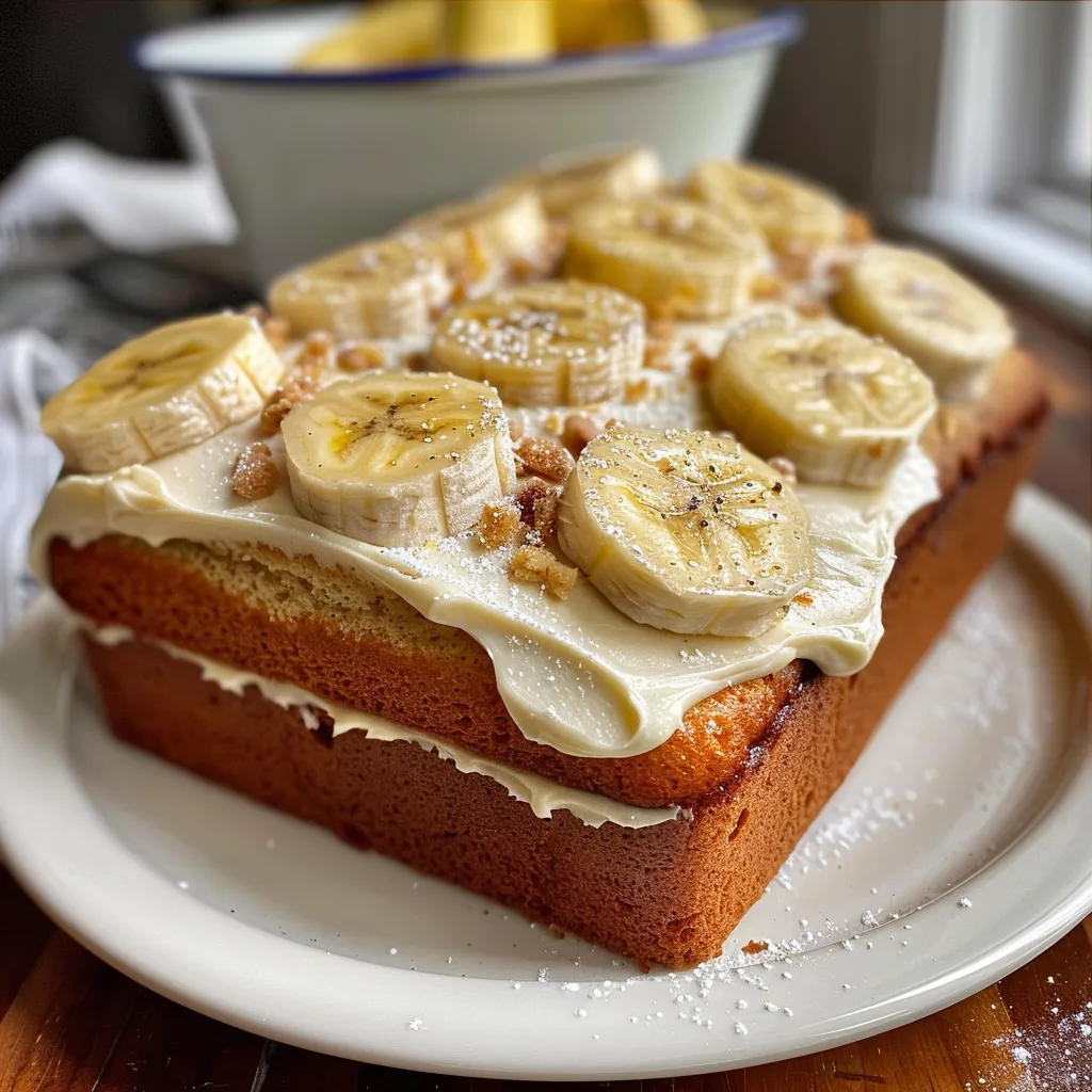 Banana Cake with Cream Cheese Frosting
