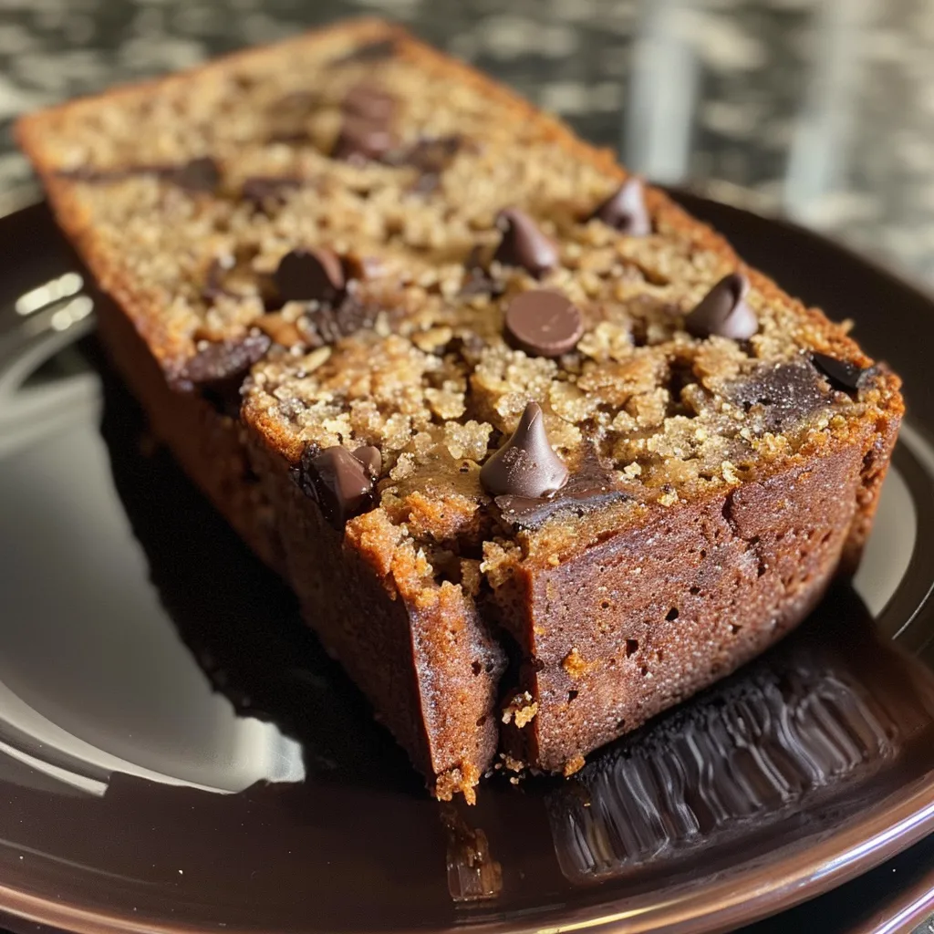 Super Moist Chocolate Chip Banana Bread