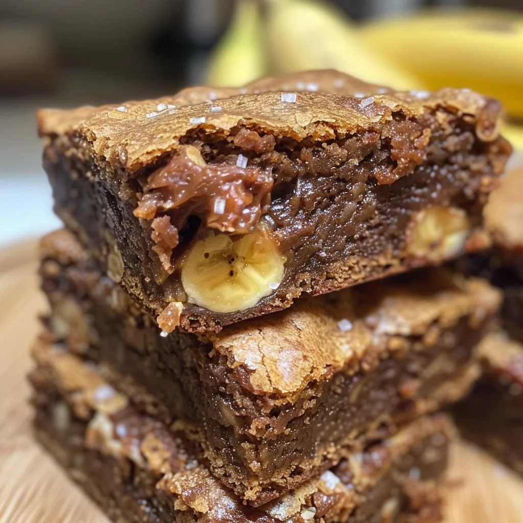 Sweet Banana Bread Blondies