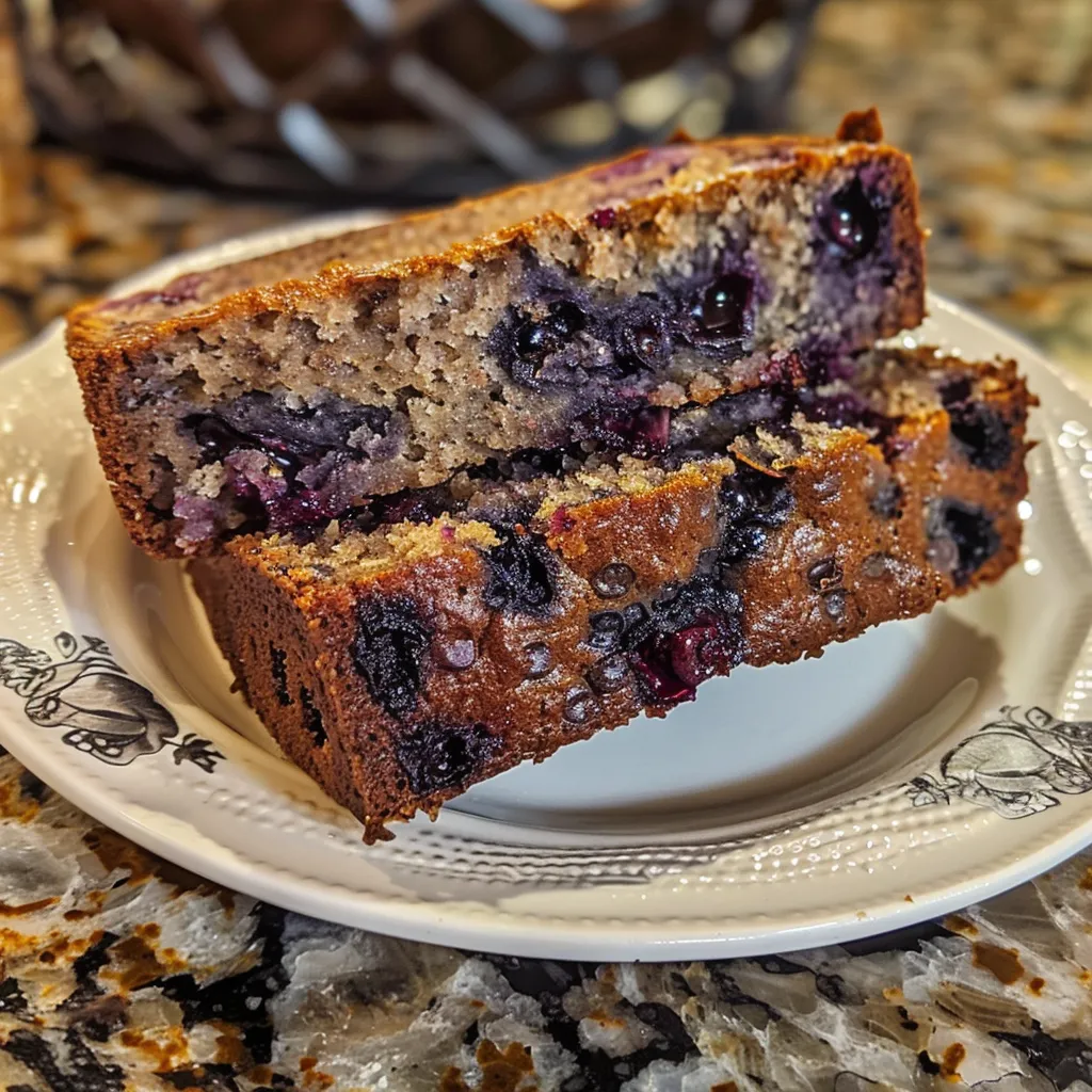 Blueberry Banana Bread