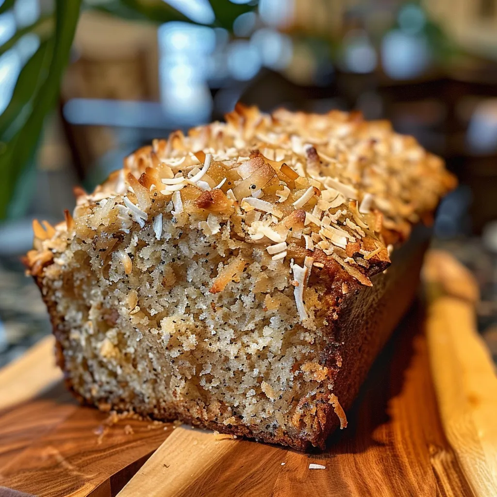 Easy Coconut Banana Bread