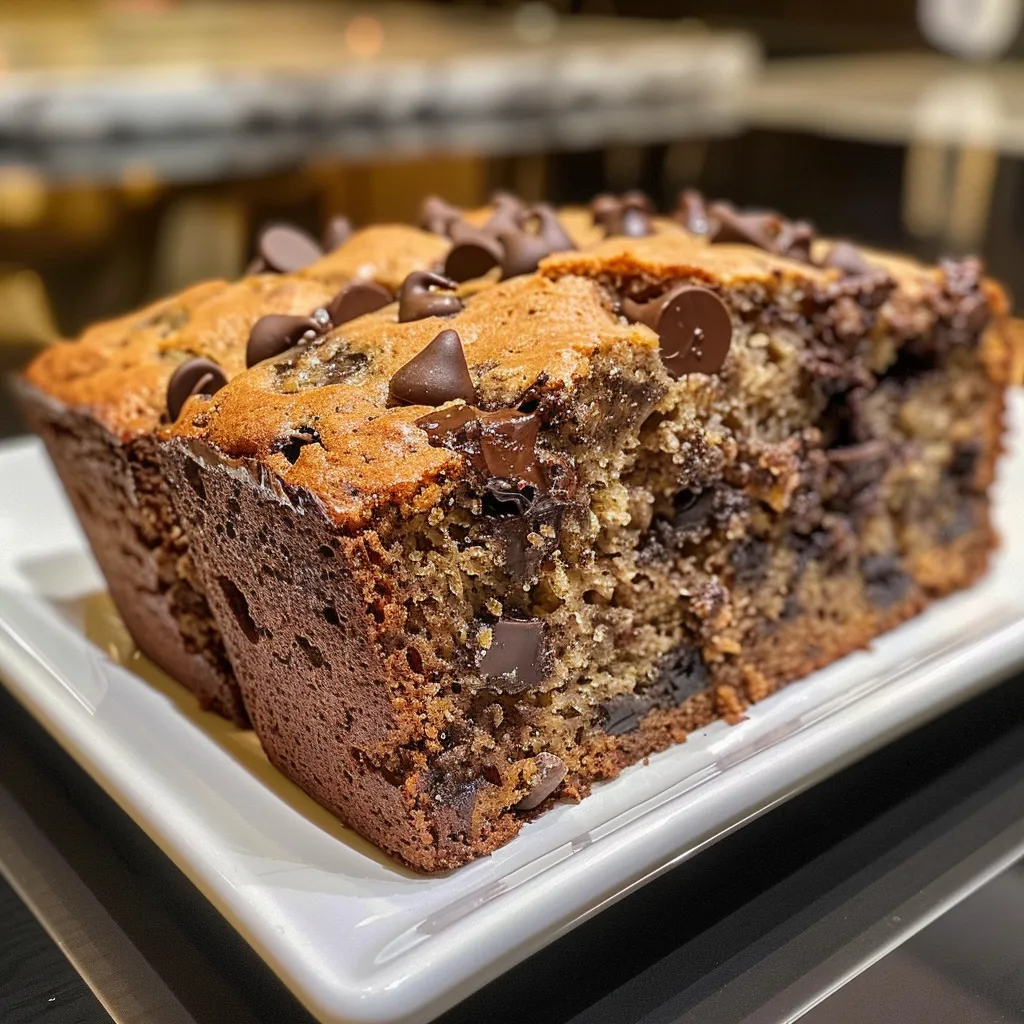 Healthier Chocolate Chip Banana Bread Recipe