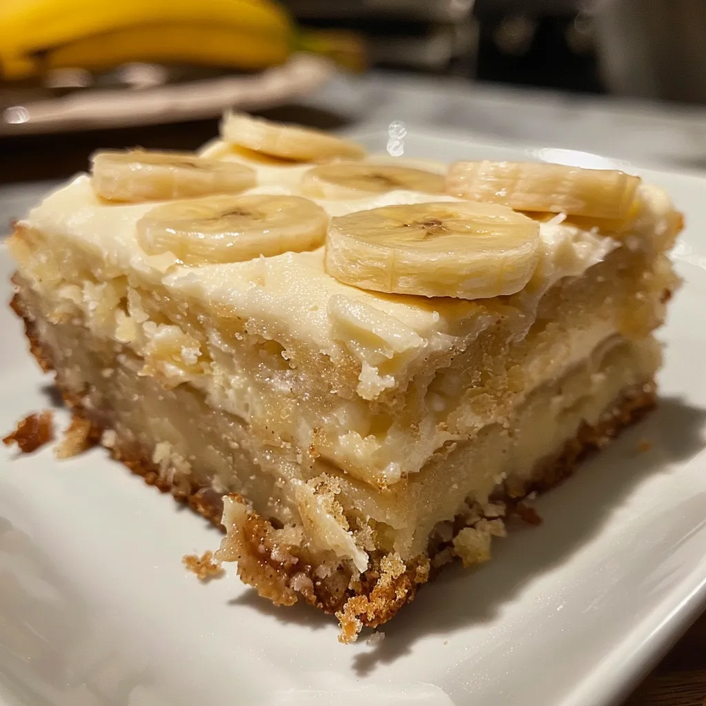 Banana Bars with Cream Cheese Frosting