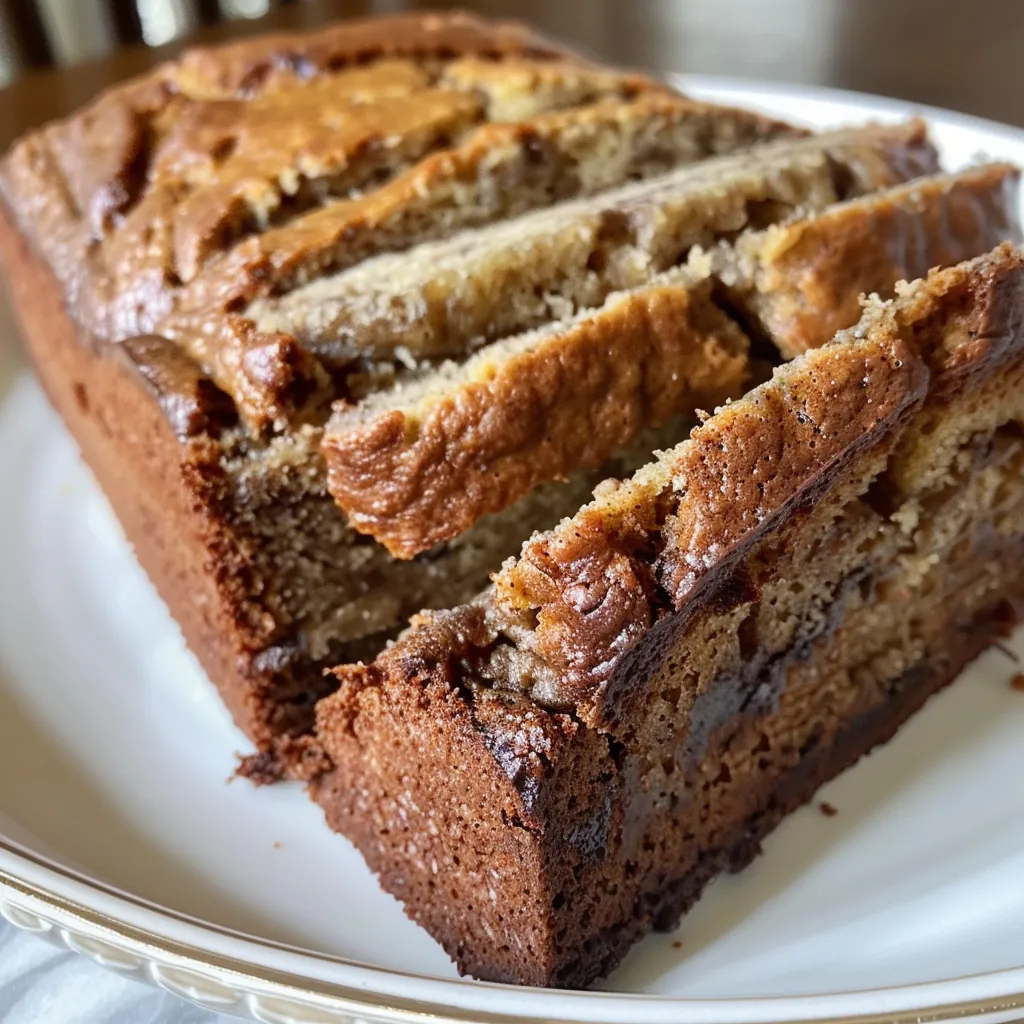 4 Ingredient Easy Banana Bread with Pancake Mix