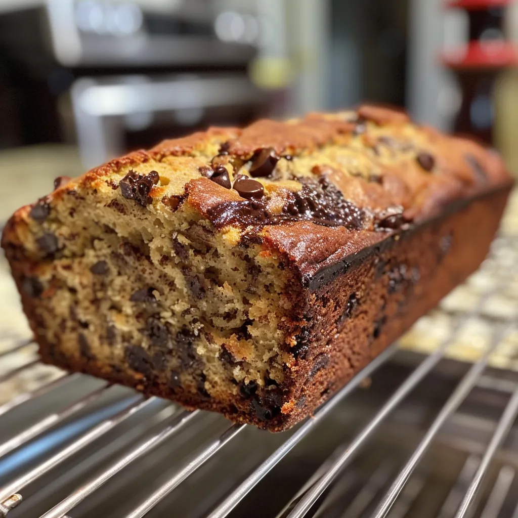 Super Moist Chocolate Chip Banana Bread