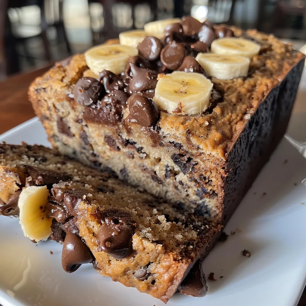 Chocolate Chip Coconut Flour Banana Bread