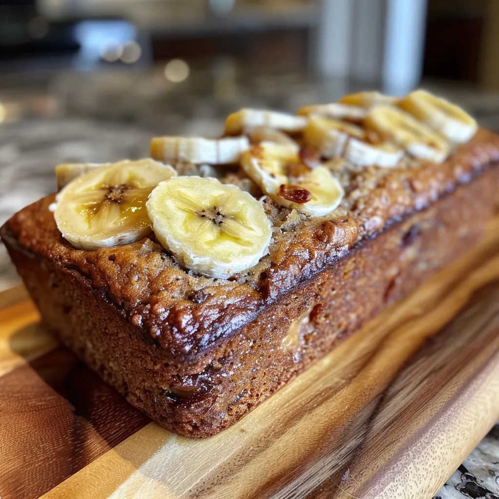 Eggless Banana Bread