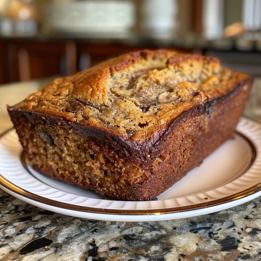 4 Ingredient Easy Banana Bread with Pancake Mix