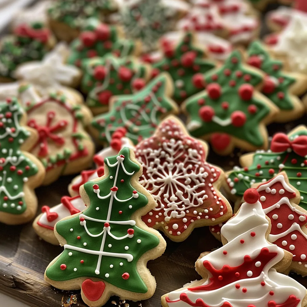 Christmas cookies decorations