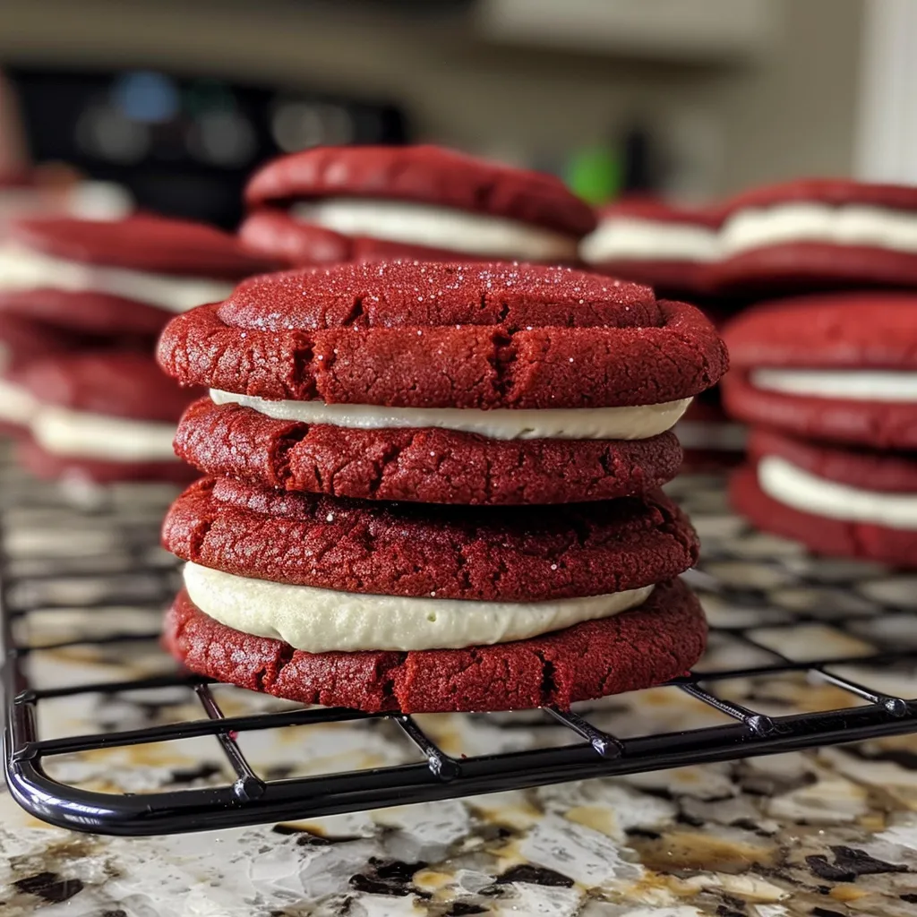 Easy Hershey's Red Velvet Blossoms Cookies