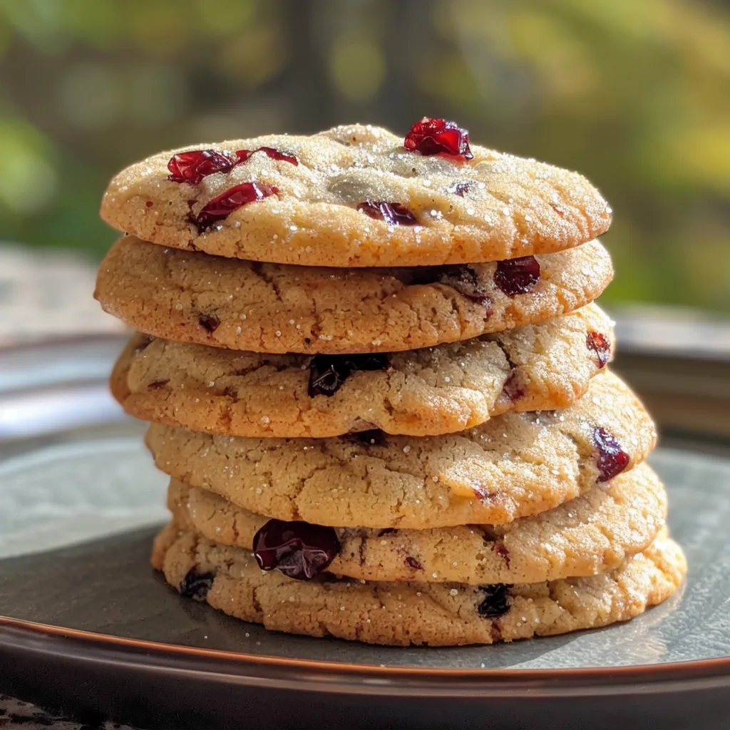 Yummy Christmas Cranberry Orange Cookies