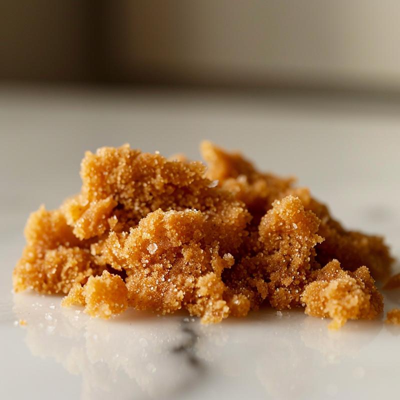 Close-up view of a beautifully plated vegan dish on a white marble surface, showcasing vibrant colors and textures.